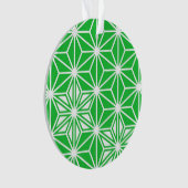 Japonais Asanoha motif - vert jade (devant)