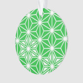 Japonais Asanoha motif - vert jade (devant)