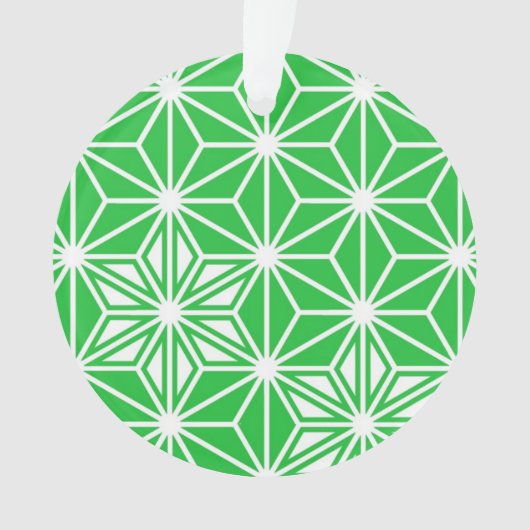 Japonais Asanoha motif - vert jade (devant)