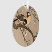 Japonais Asiatique Koson Bird Chickadee Songbird (devant)