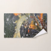 Japonais Carpe Koi Poisson Natation (Serviette à main)