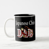 Japonais Chin Papa Mug (Gauche)
