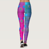 JAPONAIS DESIGN DOT PINK Leggings (Dos)