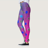 JAPONAIS DESIGN DOT PINK Leggings (Gauche)