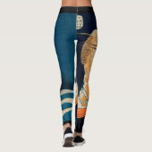 JAPONAIS GHOST IMPRIMER Leggings IMPRIMÉS (Dos)