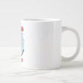 Japonais Grue Géant Café Mug (Droite)