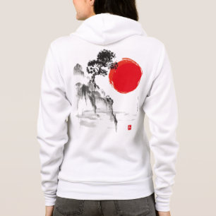 Japonais lave l'encre montagne et Sweat - shirt à