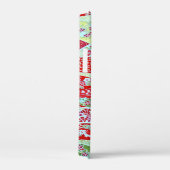 Japonais Rouge Floral Origami iPhone 12 Mini Coque (Verso / Droite)