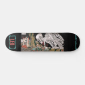 Japonais Samurai Skeleton Skateboard personnalisé (Horz)