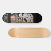 Japonais Samurai Skeleton Skateboard personnalisé (Horz)