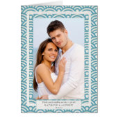 Japonais Seigaiha Beach Mariage Merci photo (Devant)