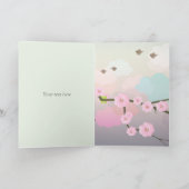 Japonaise à Kimono et Sakura Merci (Intérieur)