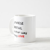 japonaise bobtail love café mug (Devant gauche)