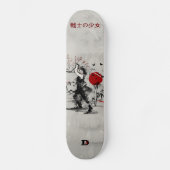 Japonaise Ninja Girl Dd Marque Skateboard (Recto)