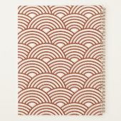 Japonaise Seigaiha Vave Rust Terracotta (Dos)