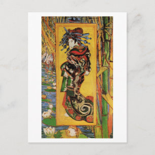 Japonaiserie, Oiran (Courtesan) Van Gogh Fine Art Briefkaart
