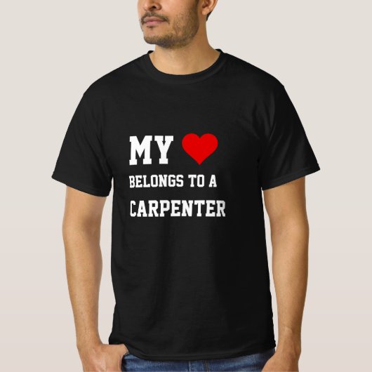 J'Appartiens À Un T-shirt Carpenter (Devant)