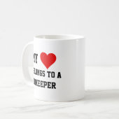 J'Appartiens À Un Zookeeper Mug (Devant gauche)