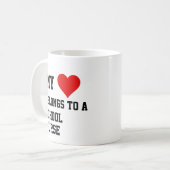 J'Appartiens À Une Infirmière De L'École Mug (Devant gauche)