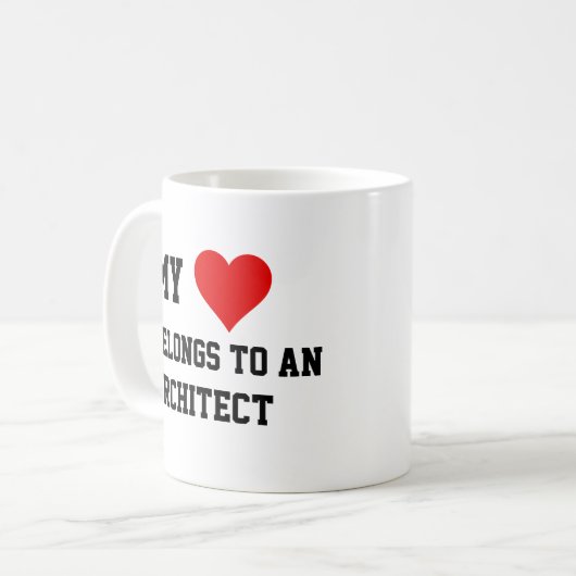 J'Appartiens À Une Mug Architecte (Devant gauche)