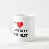 J'Appartiens À Une Mug De Pilote Aérien (Devant gauche)
