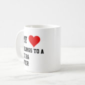 J'Appartiens À Une Mug De Plongeur (Devant gauche)