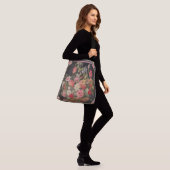 Jaquesbloom Victoriaans Floral Pattern Crossbody Tas (Op model)