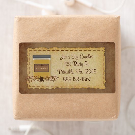 Jar Candle Business Label (Insitu)