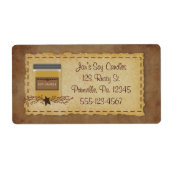 Jar Candle Business Label (Voorkant)