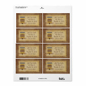 Jar Candle Business Label (Full Sheet)