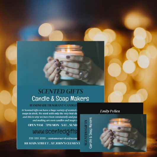 Jar Candle, Candle & Soap Maker Adverteren Flyer