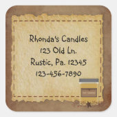 Jar Candle Sticker (Voorkant)