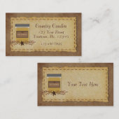 Jar Candle Visitekaartje (Voorkant / Achterkant)