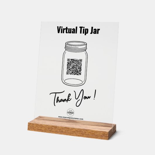 Jar d'astuce virtuelle, application de paiement de (Angle)