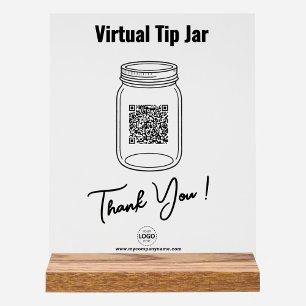 Jar d'astuce virtuelle, application de paiement de
