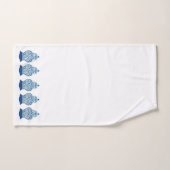 Jar de gingembre bleu et blanc (Serviette à main)