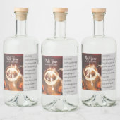 Jar de la nouvelle année Étiquette des bénédiction (Bouteilles)