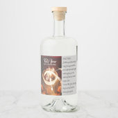 Jar de la nouvelle année Étiquette des bénédiction (Devant)