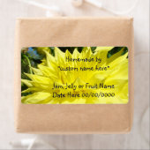 Jar Étiquette MAISON Cadeaux Jams Jelly Fruits Flo (En situation)