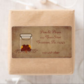 Jar Fixes Produit Étiquette Étiquette d'entreprise (En situation)