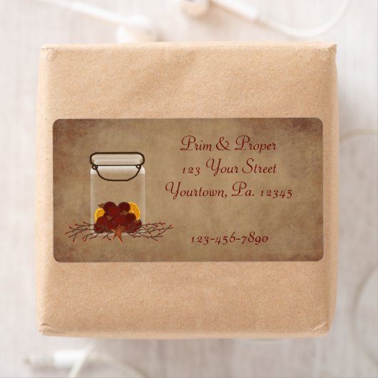 Jar Fixins - Productlabel Etiket (Insitu)