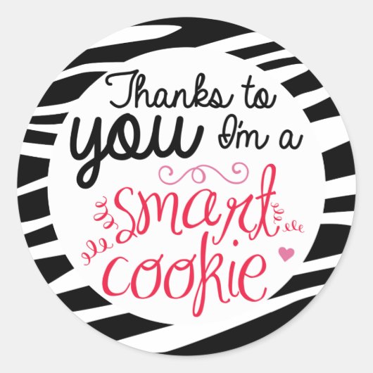 Jar Labels van zebra ABC (Voorkant)