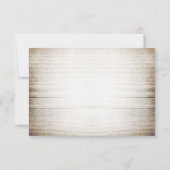 Jar Mason et fleurs roses mariage carte RSVP (Dos)