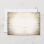 Jar Mason et fleurs violettes mariage RSVP carte (Dos)