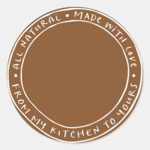 Jar / Spice Natuurlijke Organische Sticker Label