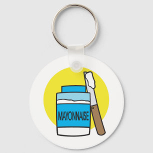 jar van mayonaise sleutelhanger