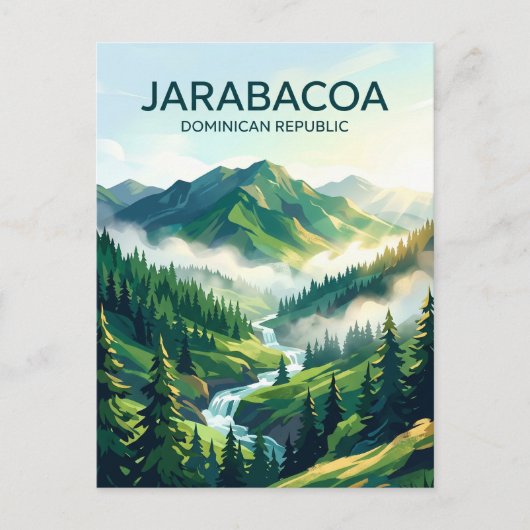 Jarabacoa Dominicaanse Republiek Briefkaart (Voorkant)