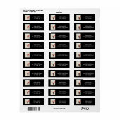 JARDEN GNOMES ÉTIQUETTES DE ADRESSE (Feuille entière)