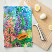 Jardin 16" de papillon x 24" serviette de main (Quart Plié)