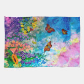 Jardin 16" de papillon x 24" serviette de main (Horizontal)